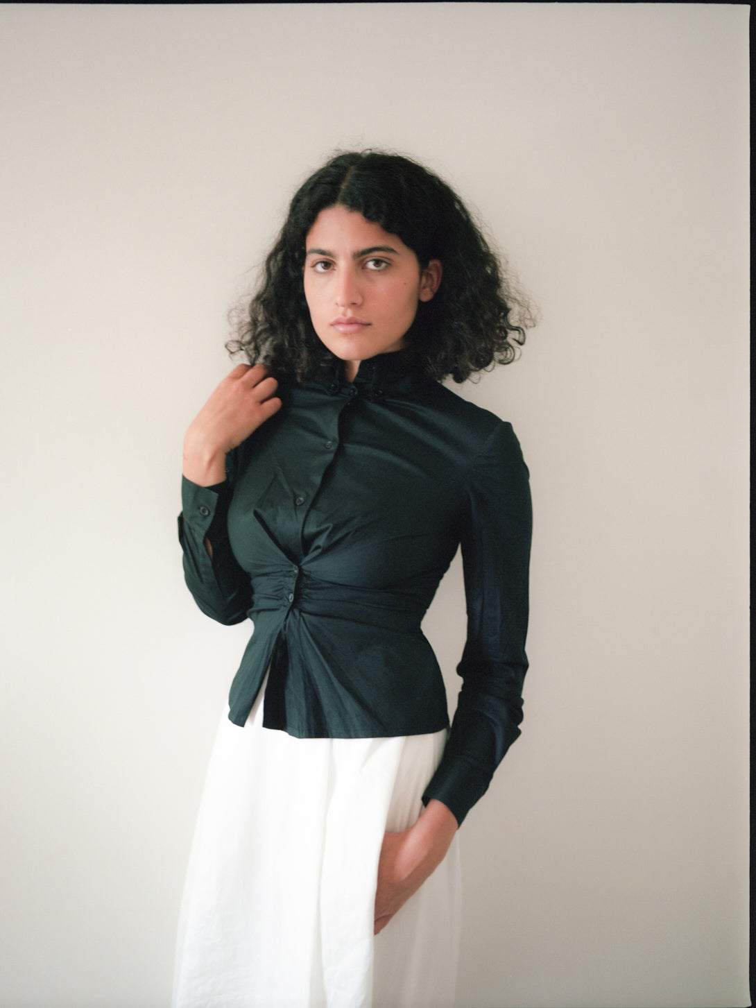 Alberta Ferretti Gathered Shirt