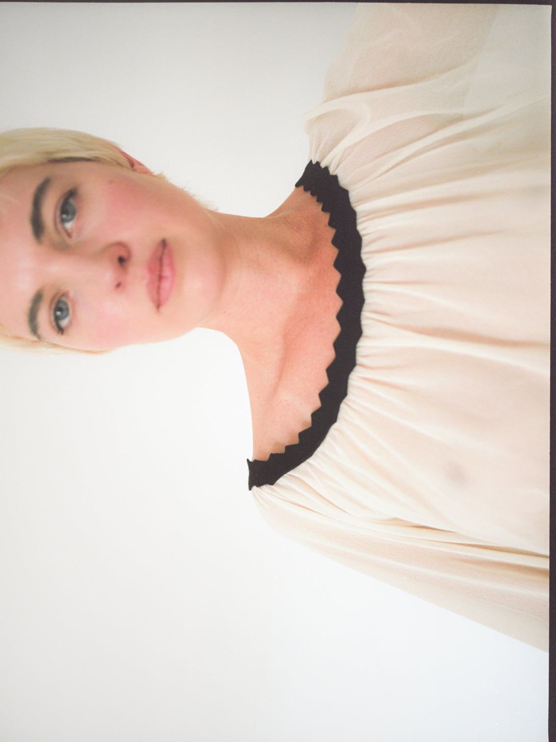 Jean Paul Gaultier Zigzag Mesh Top