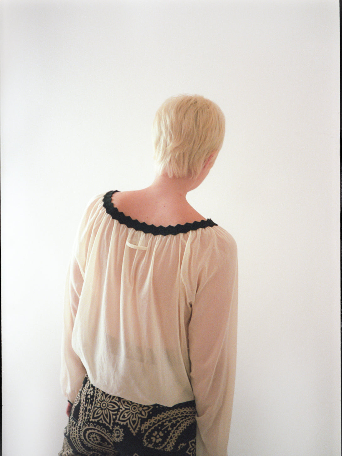Jean Paul Gaultier Zigzag Mesh Top