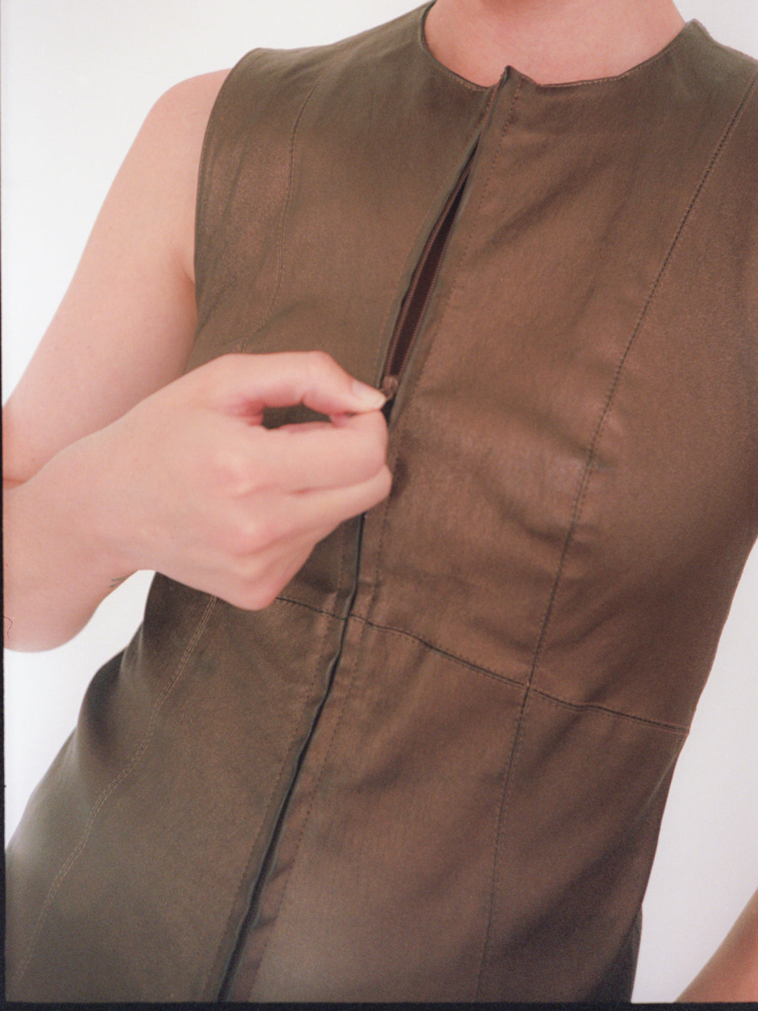 Plein Sud Leather Gilet