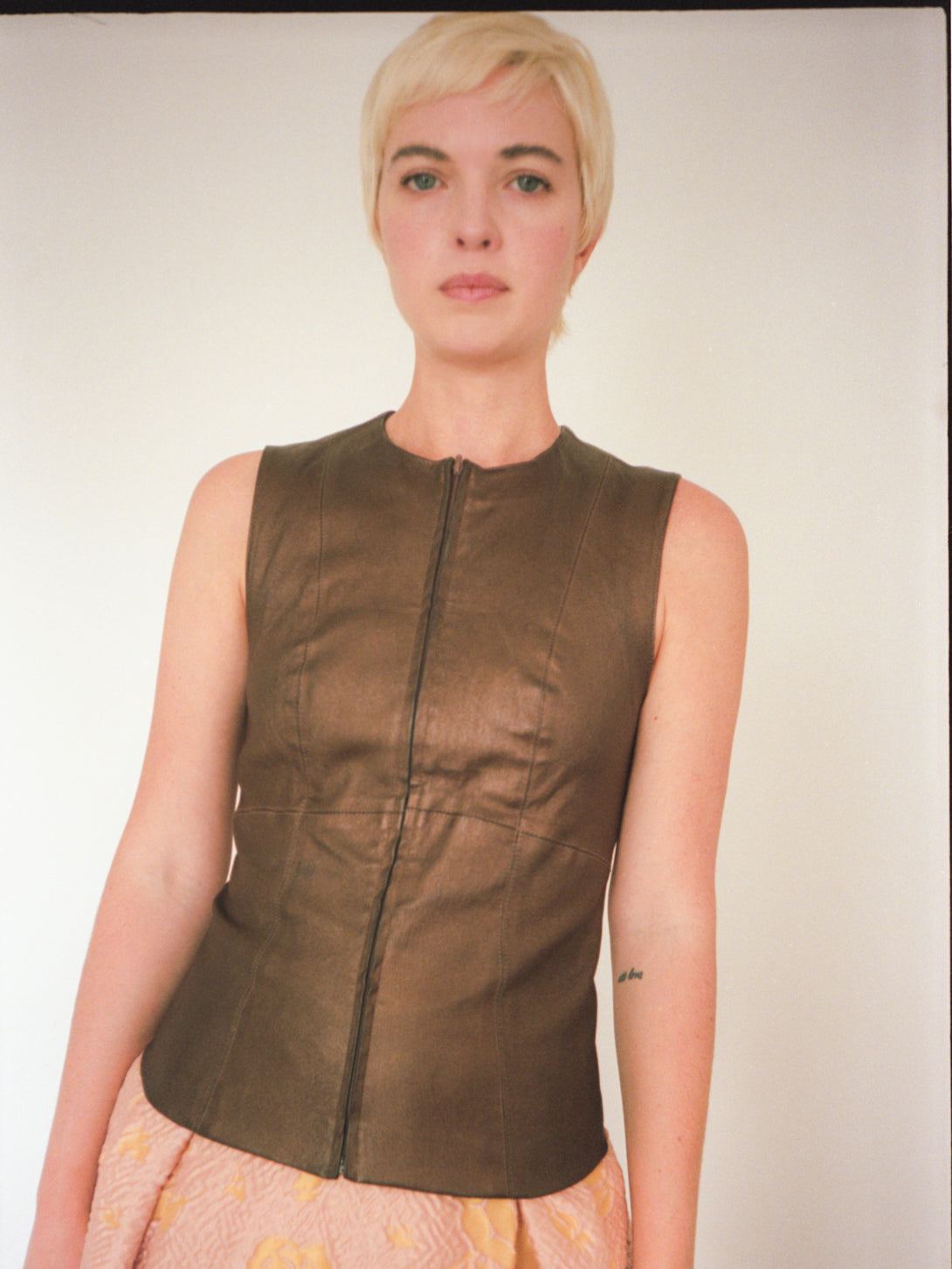 Plein Sud Leather Gilet