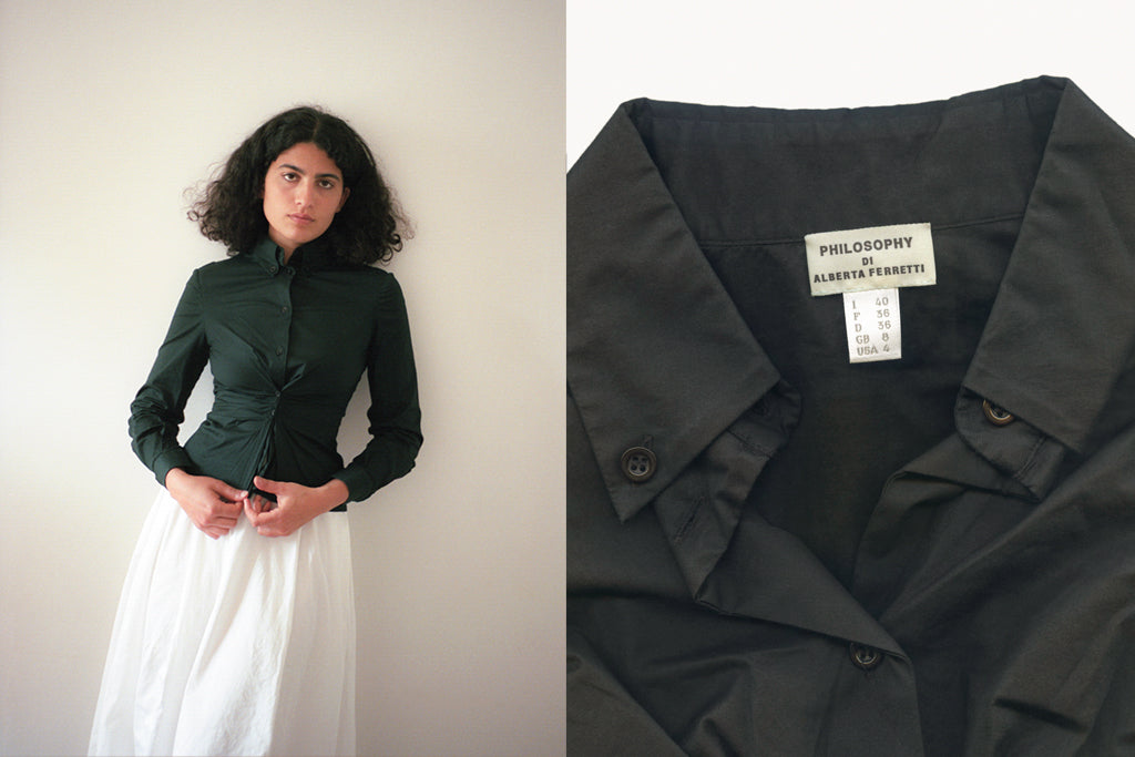 Alberta Ferretti Gathered Shirt