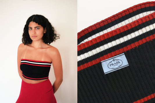 Prada Strapless Top