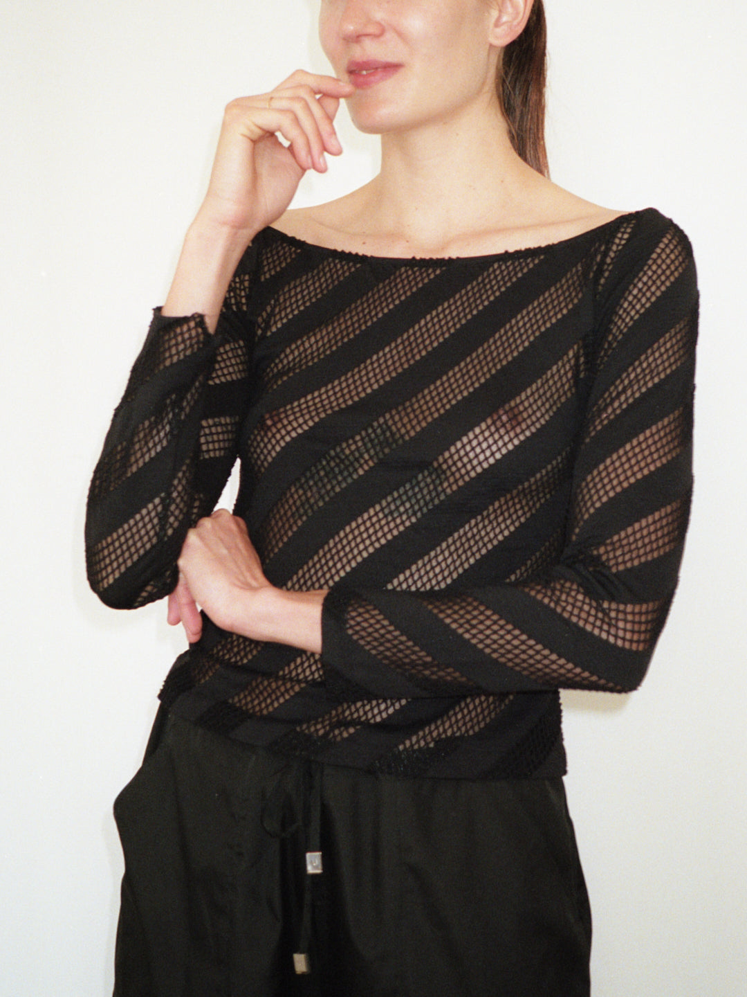 Gianfranco Ferré Mesh Top
