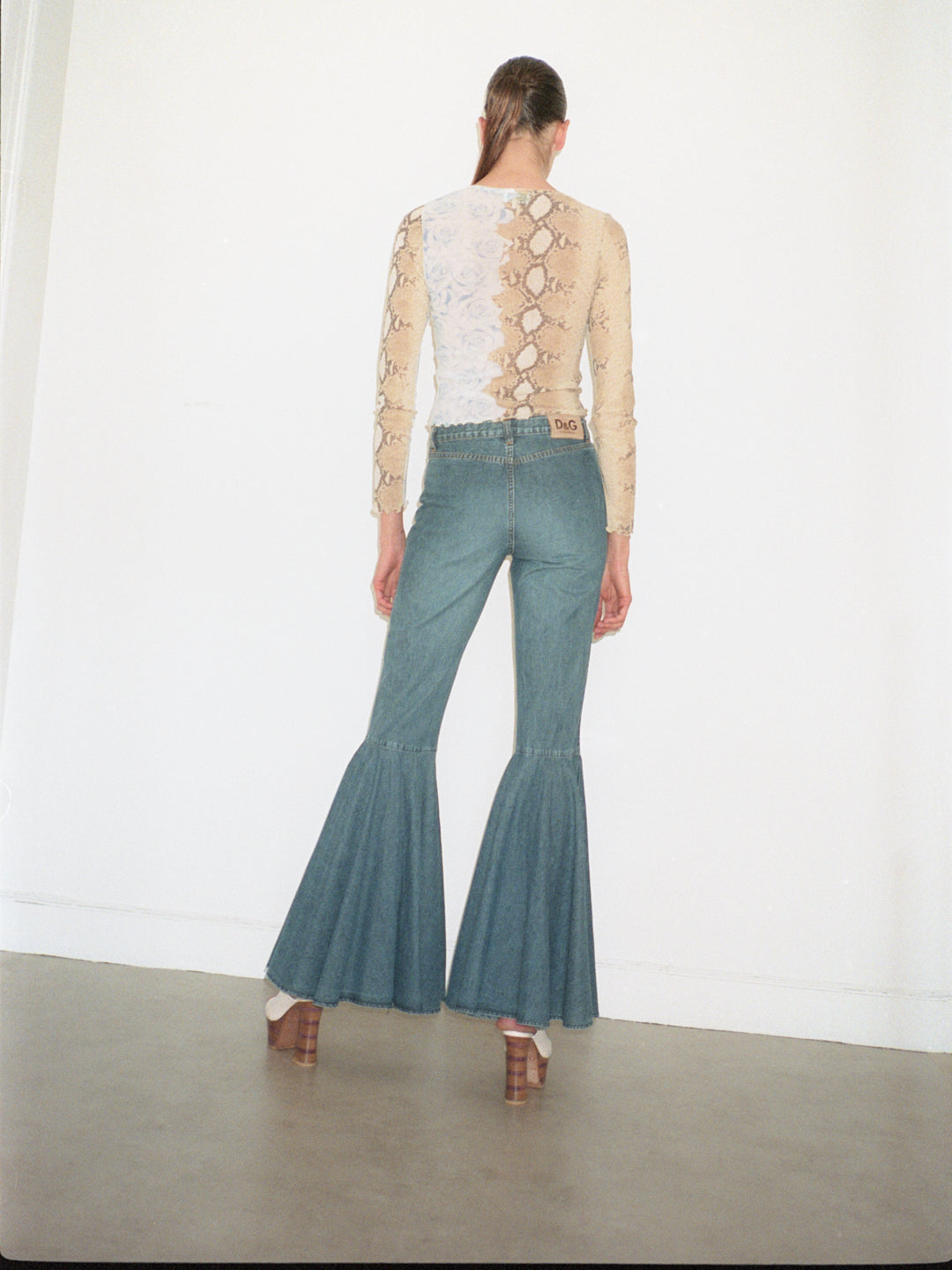 Blumarine Mesh Top