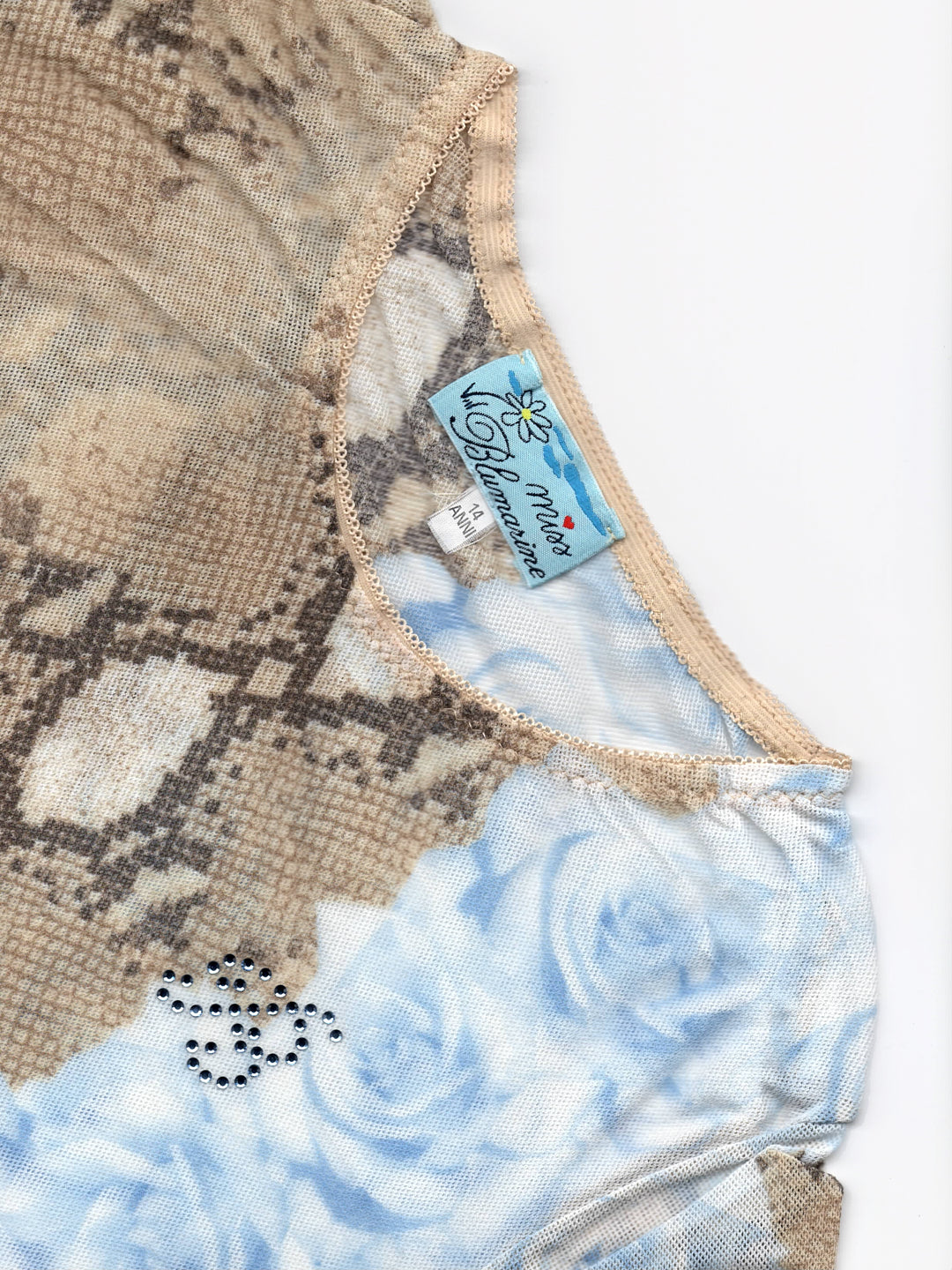 Blumarine Mesh Top