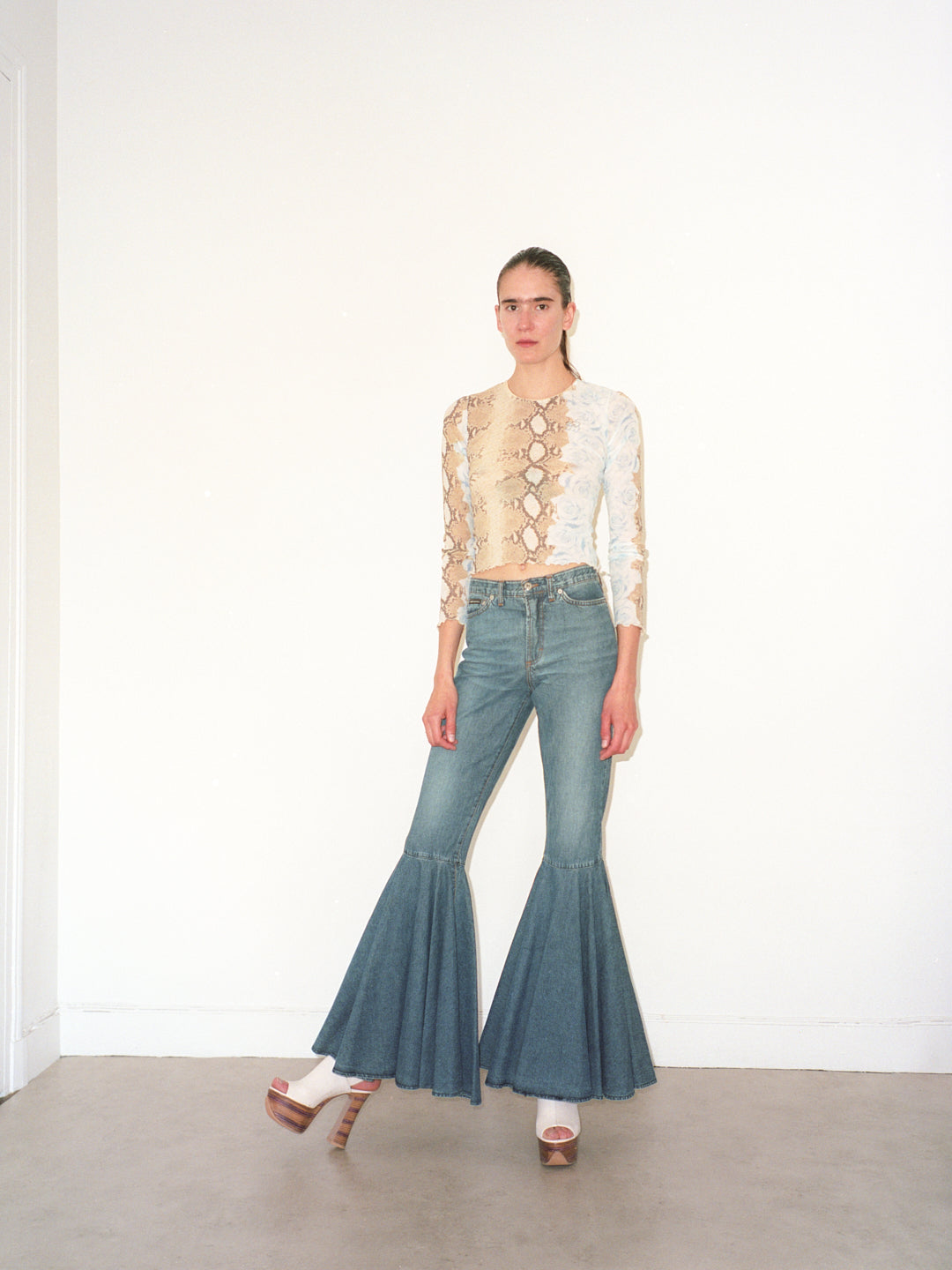Blumarine Mesh Top