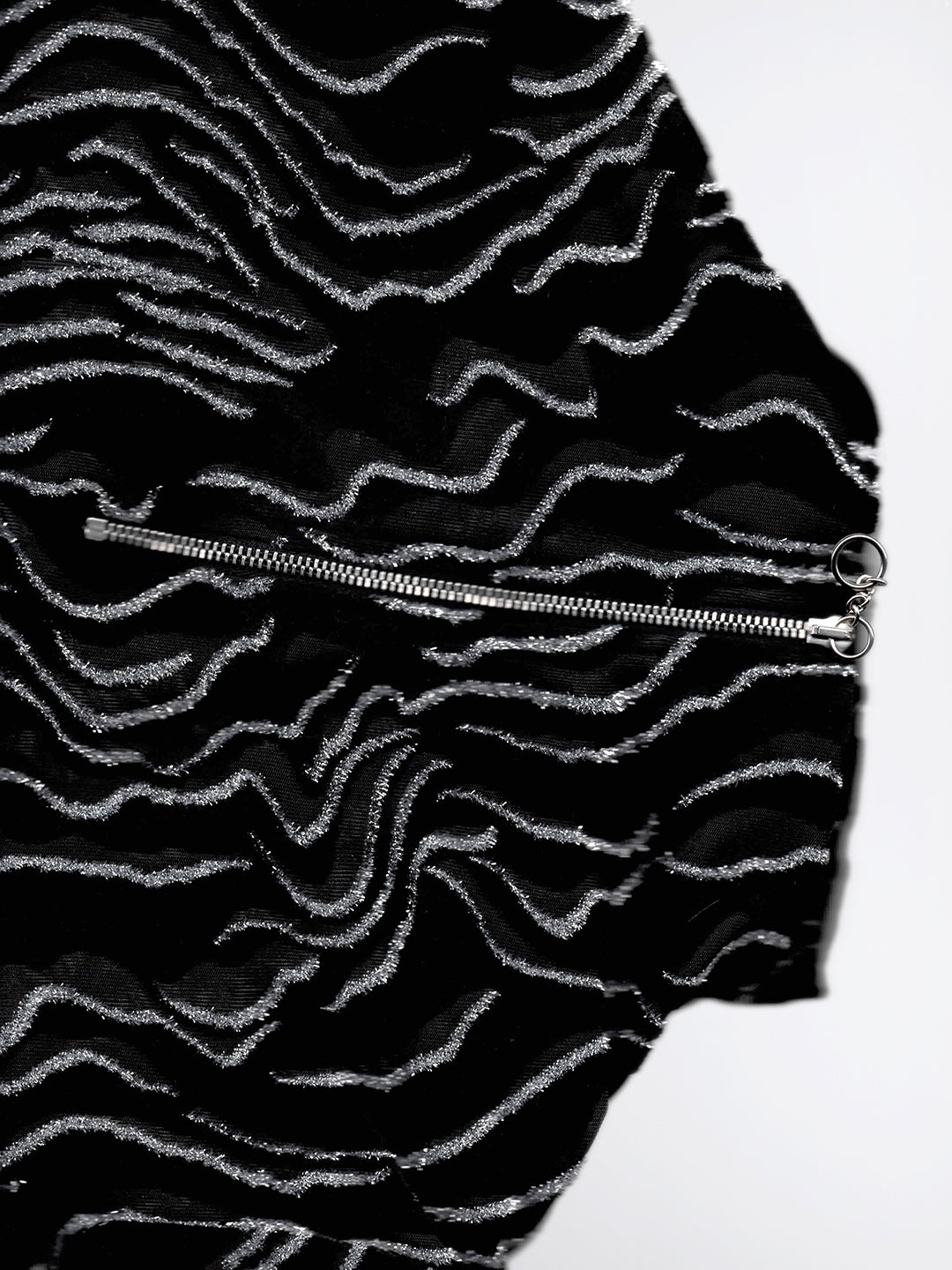 Kenzo Mesh & Velvet Top