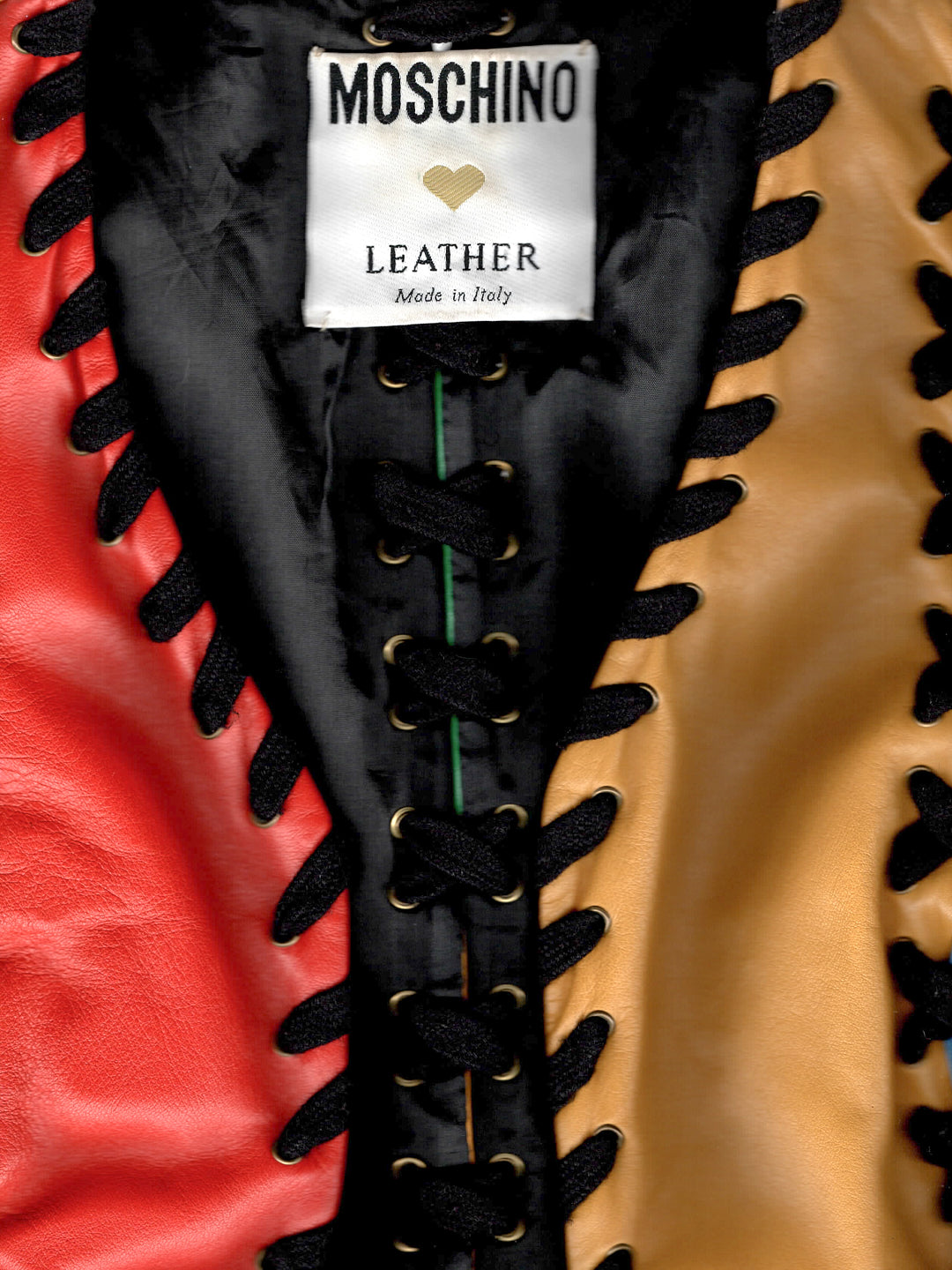 Moschino Leather Gilet