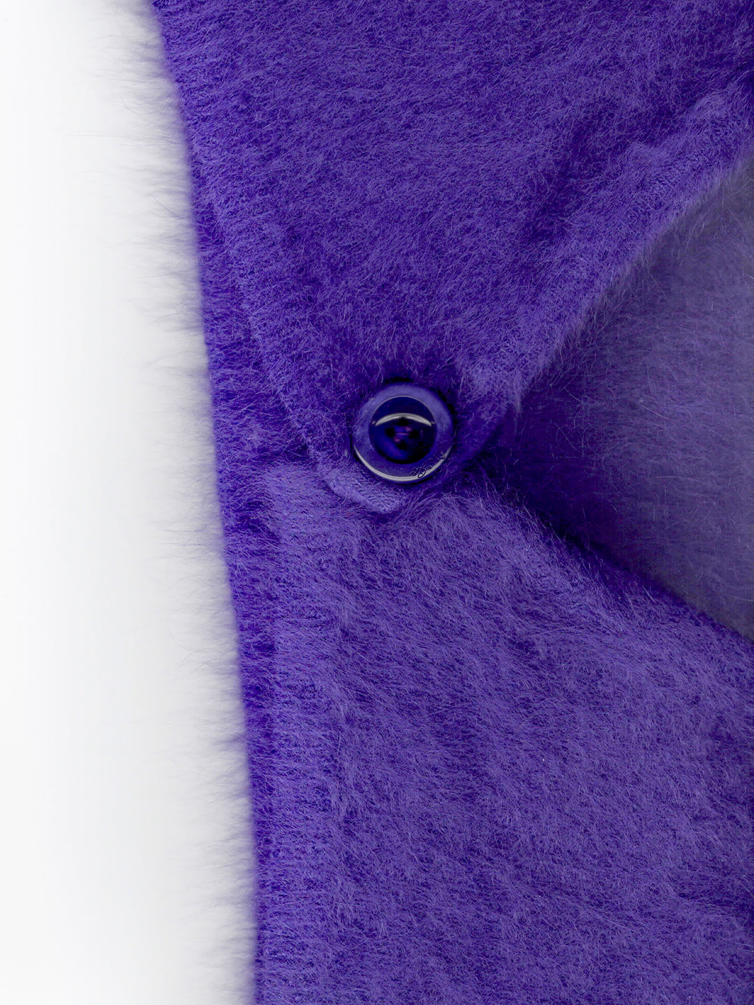 Fluffy Purple Crop Top