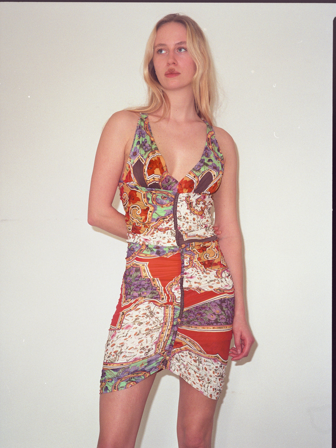 Cavalli Ruched Dress