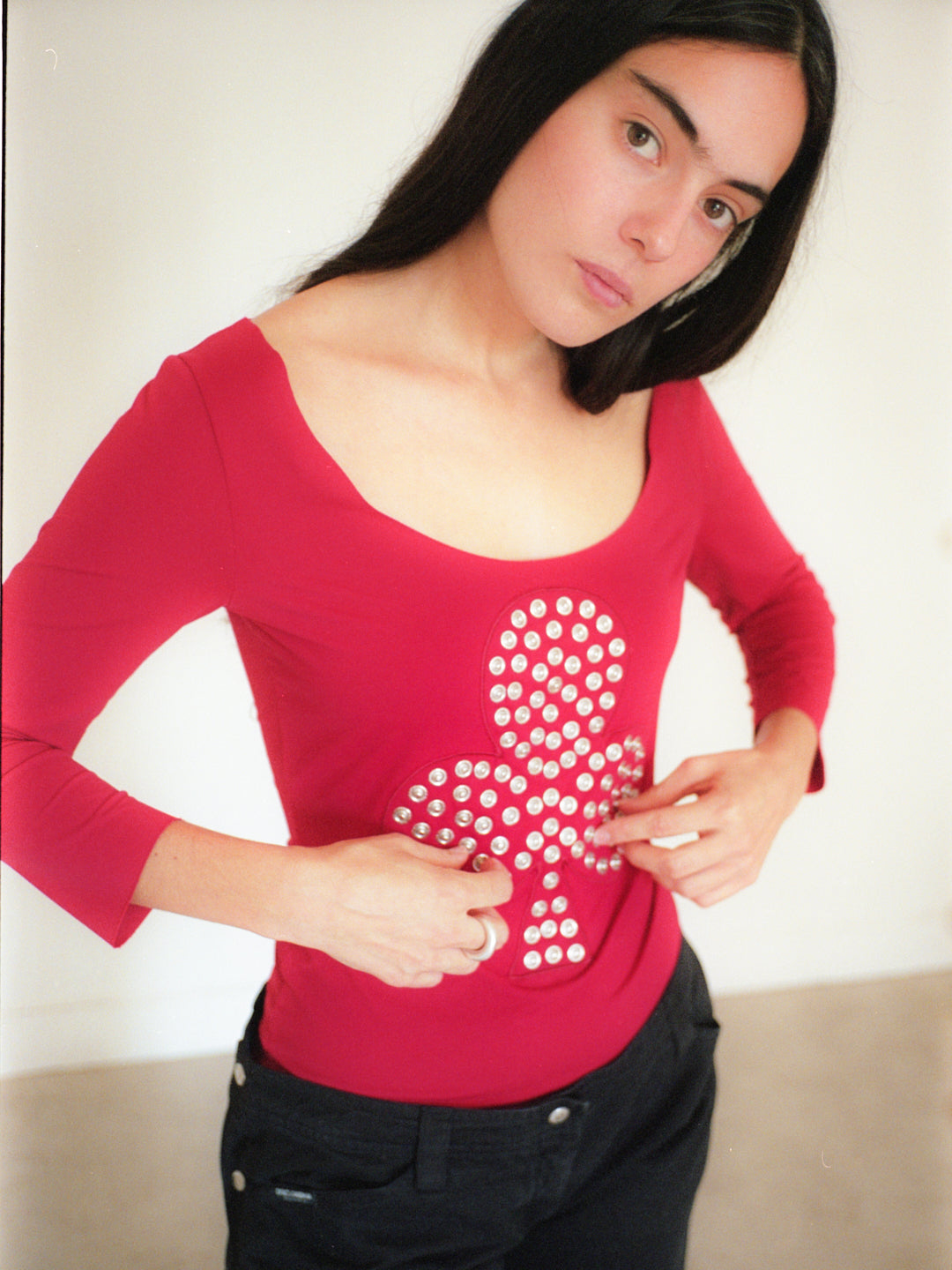 Moschino Clover Top