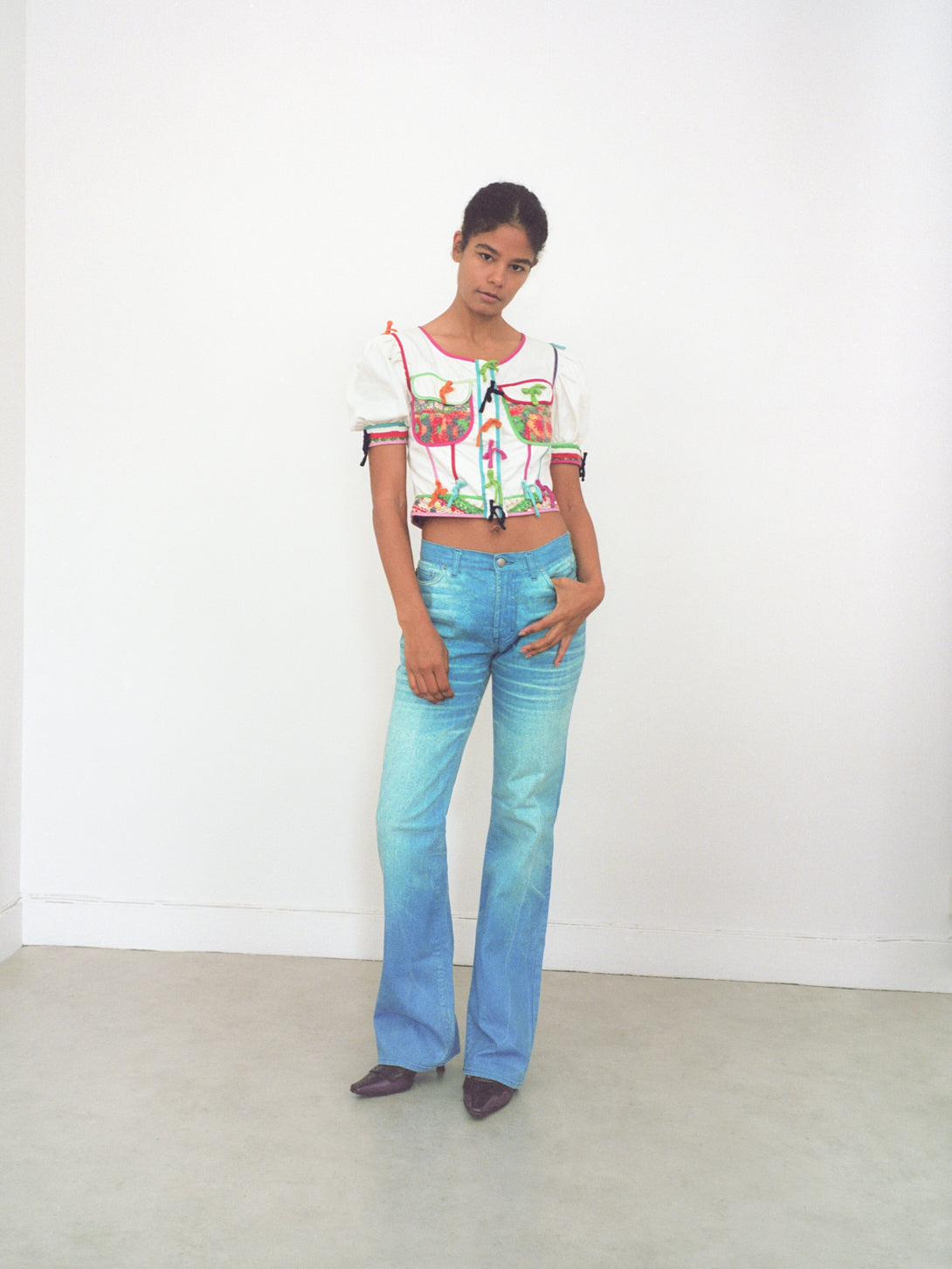 Cavalli Turquoise Pants