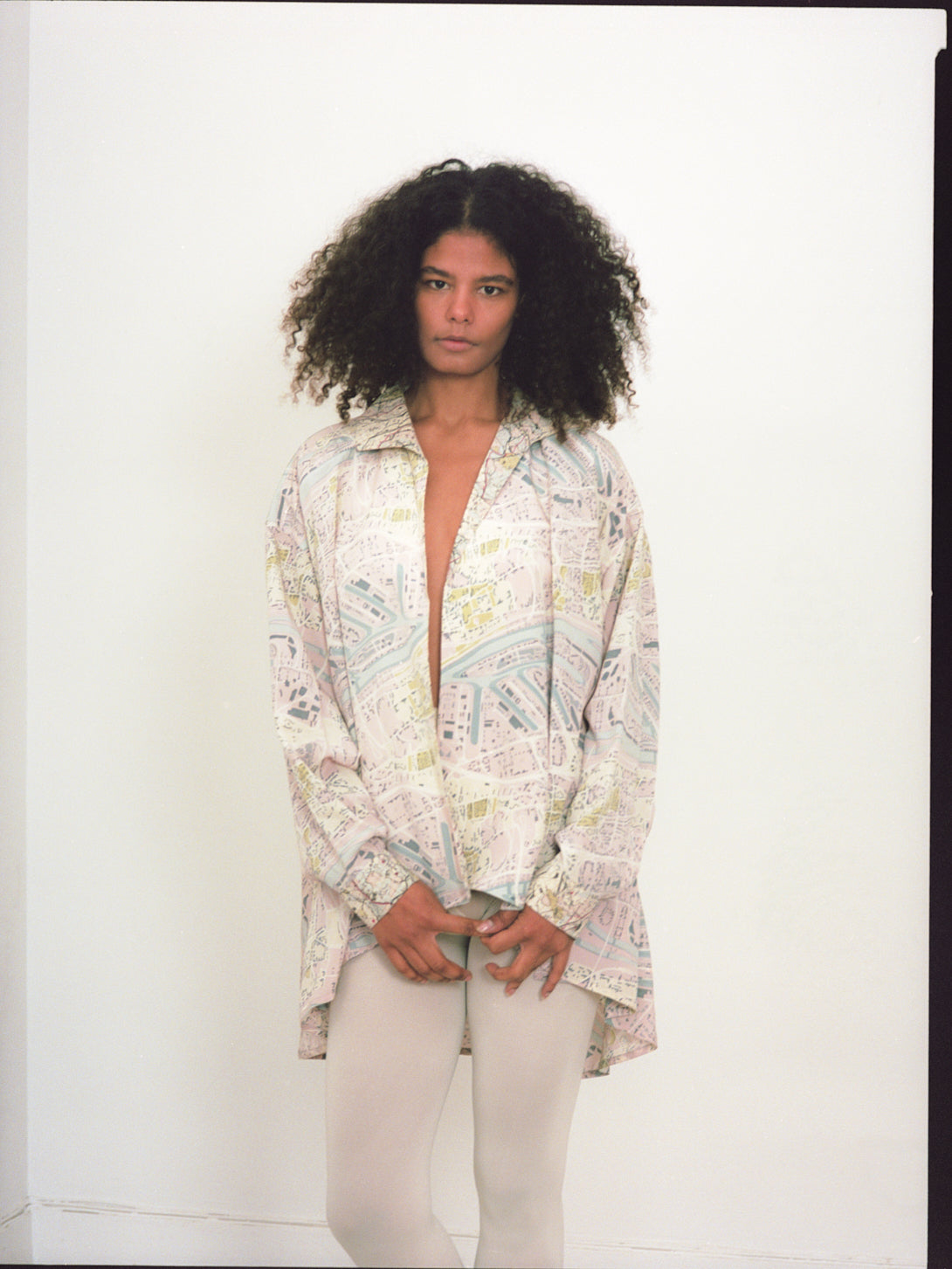 Fendi Silk Map Jacket