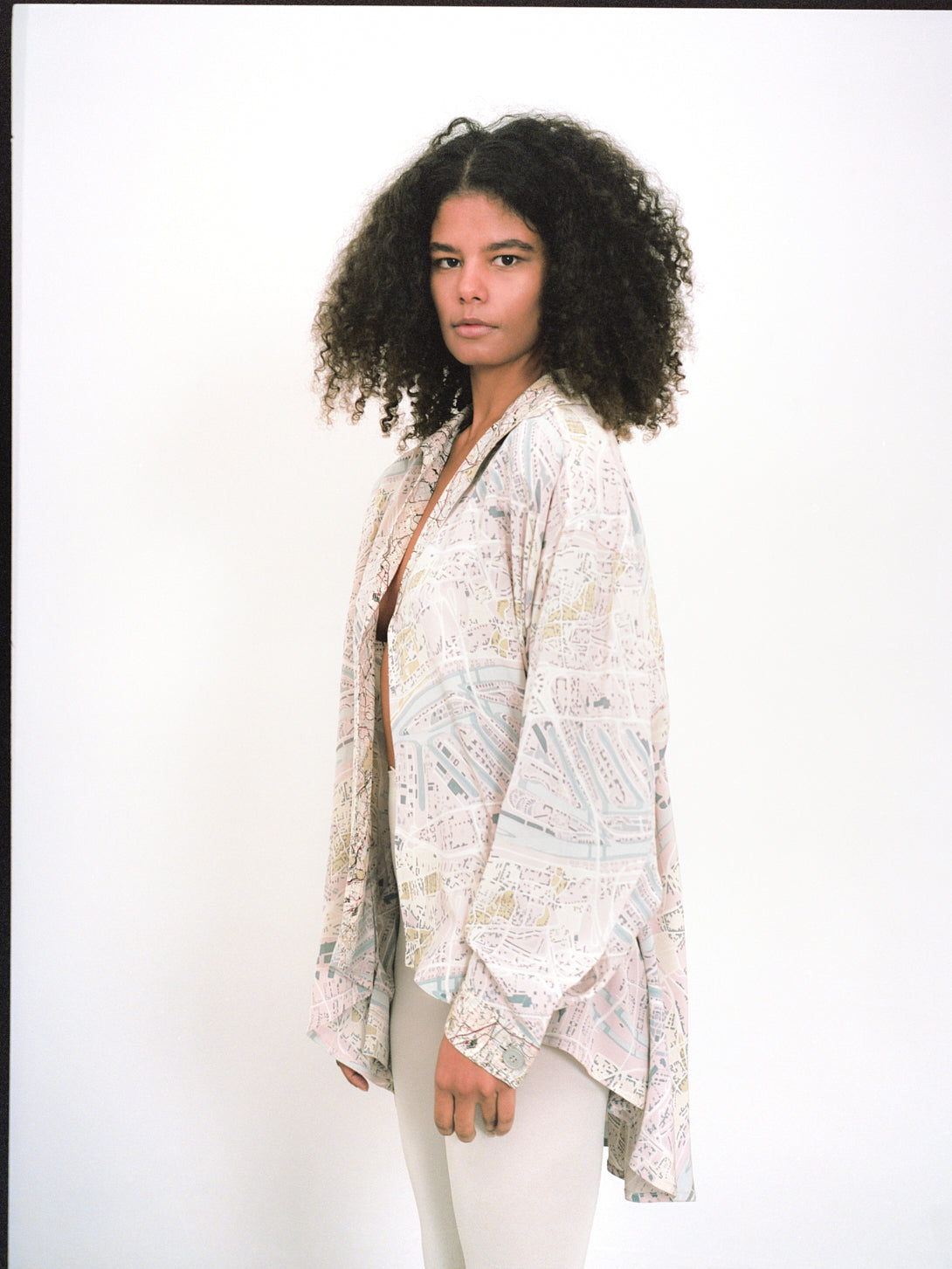 Fendi Silk Map Jacket