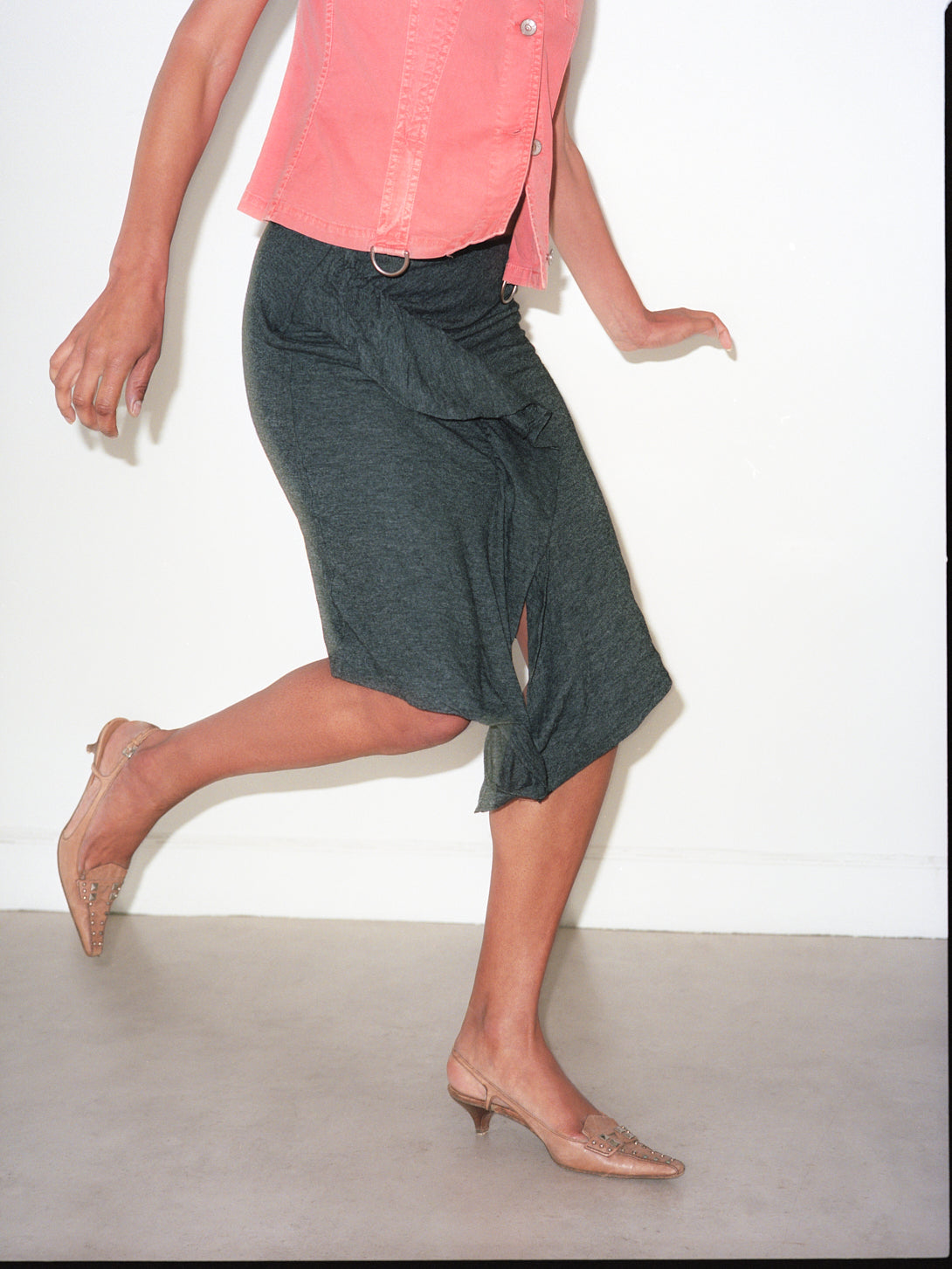 Jean Paul Gaultier Grey Skirt