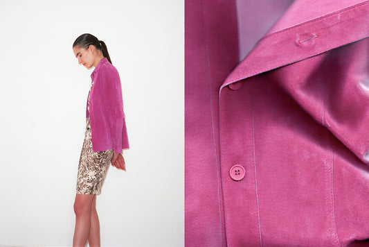 Pink Suede Jacket