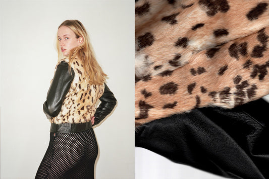 Fur and Leather Jacket