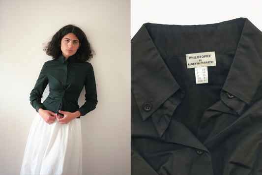 Alberta Ferretti Gathered Shirt