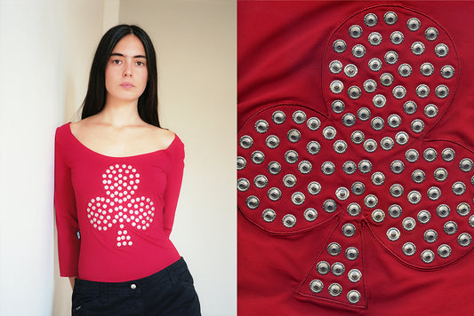 Moschino Clover Top