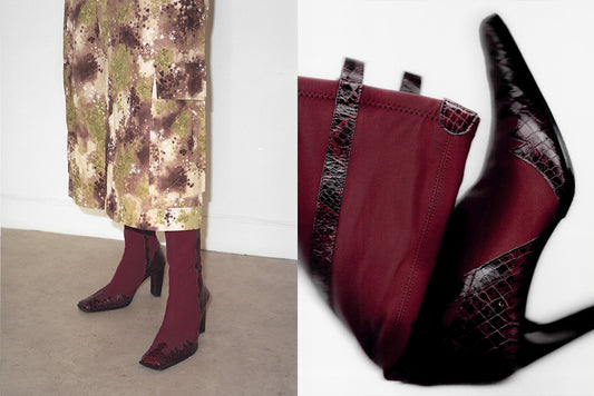 Cherry Socks Boots